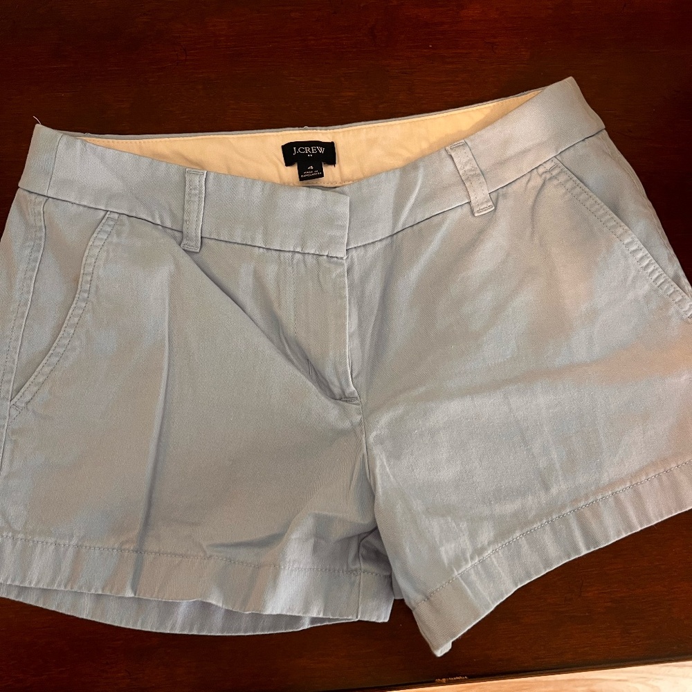 J Crew Light Blue Shorts